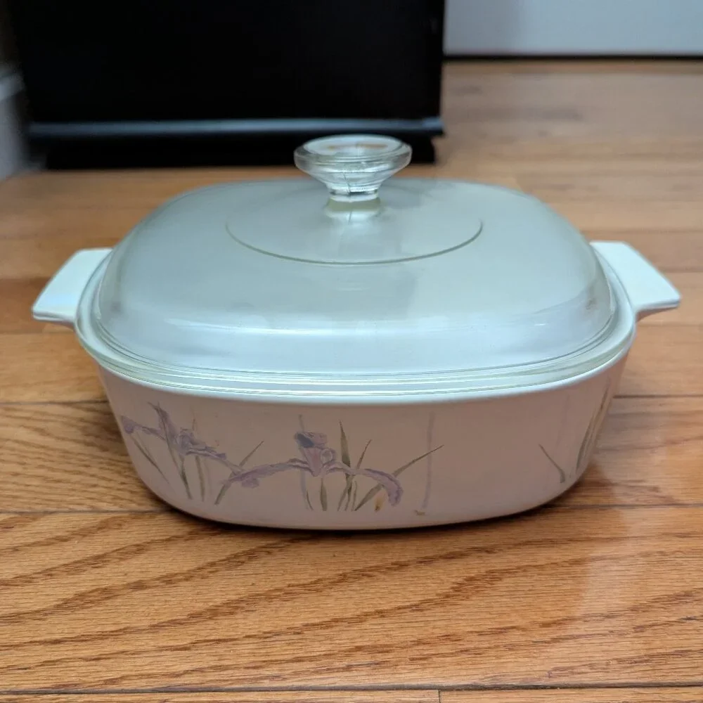 CorningWare Shadow Iris Casserole Dish